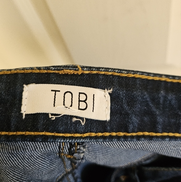 NEW Tobi 25 - 26x29.5" High Rise Jean Dark Skinny - Picture 6 of 6